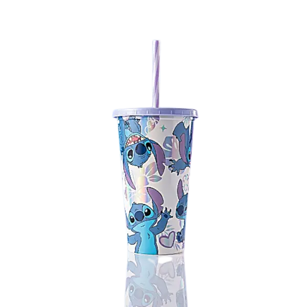🥤💙 Copo Térmico com Canudo Stitch Disney – Estilo, Diversão e Praticidade no Seu Dia a Dia!