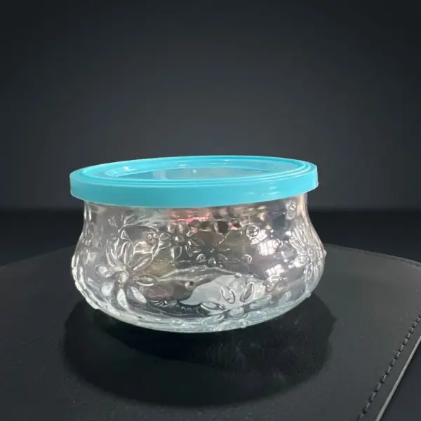 🥣 Tigela de Vidro Nadir para Sobremesa com Tampa - 200ml ✅