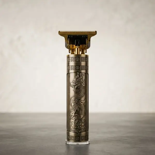 ⚜️ Máquina de Barbear Profissional - Edição Dragon Gold 🐉✨