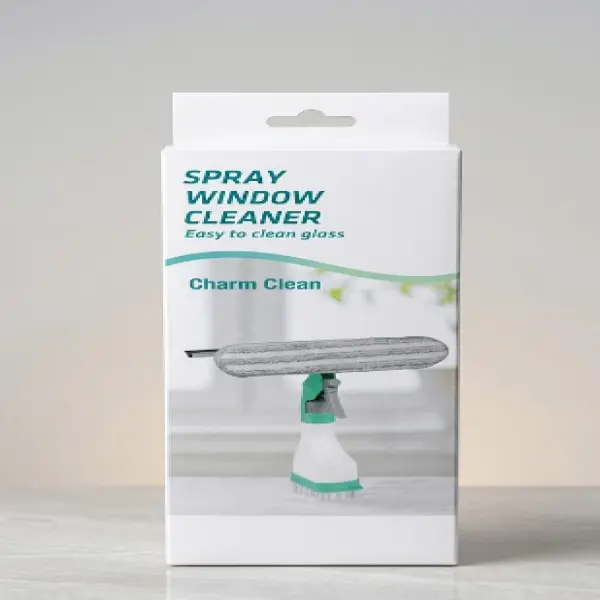 ✨ Mop Spray Limpa Vidros 3 em 1 Charm Clean - Cabo Ergonômico 🧼