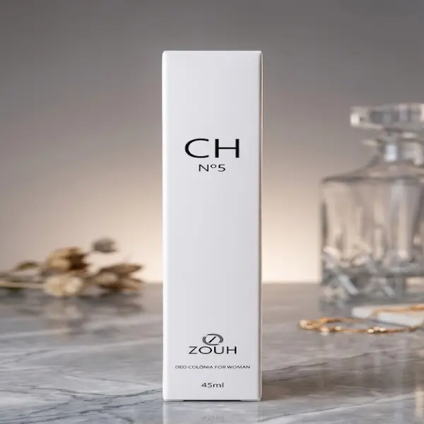 🌸 Zouh CH Nº5: Colônia Feminina Elegante (45ml) ✨💄